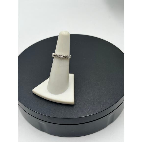 Judith Jack JJ 925 Sterling Silver CZ and Marcasite Stacking Band Ring
Size 5.5 - Picture 8 of 8